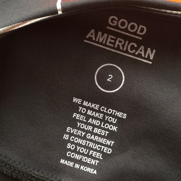 NWT Good American Silver Windowpane Leggings - Picture 5 of 6